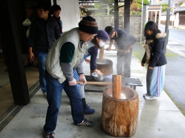 丹波青垣町佐治もちつき